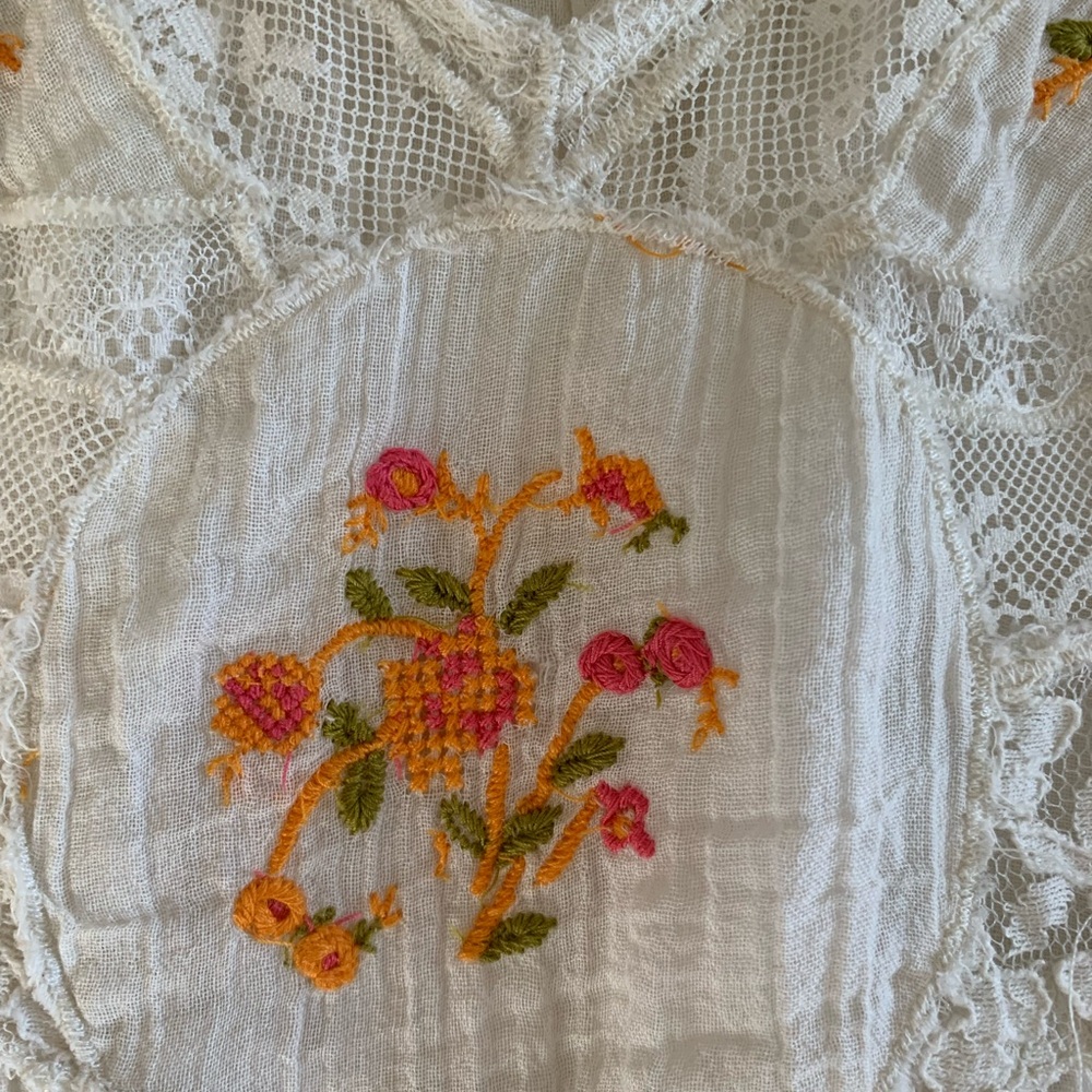 NWT Free People Embroidered Blouse - Picture 9 of 15
